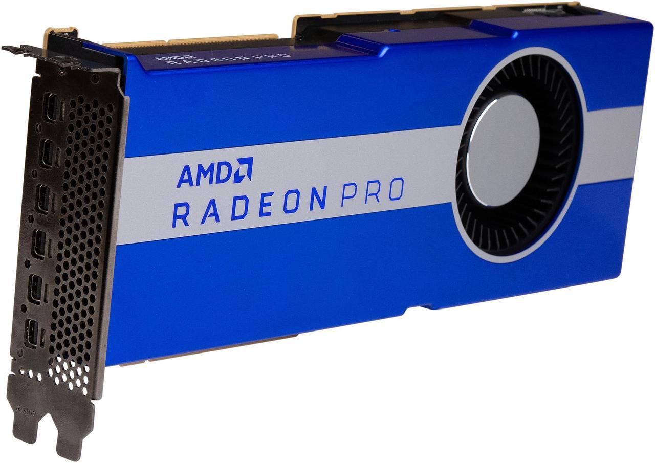 Alt view image 5 of 9 - AMD Radeon Pro VII 100-506163 16GB 4096-bit HBM2 PCI Express 4.0 x16 PCIe Add-in Card Graphics Card