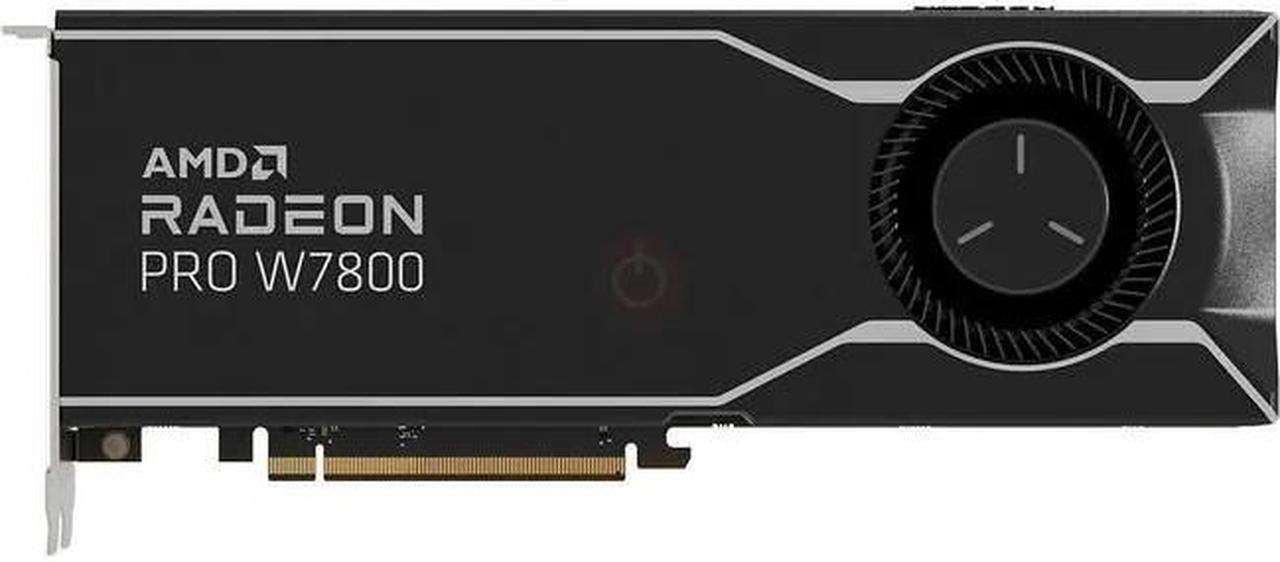 Main image of AMD Radeon Pro W7800 100-300000075 32GB 256-bit GDDR6 with ECC PCI Express 4.0 x16 Graphics Card