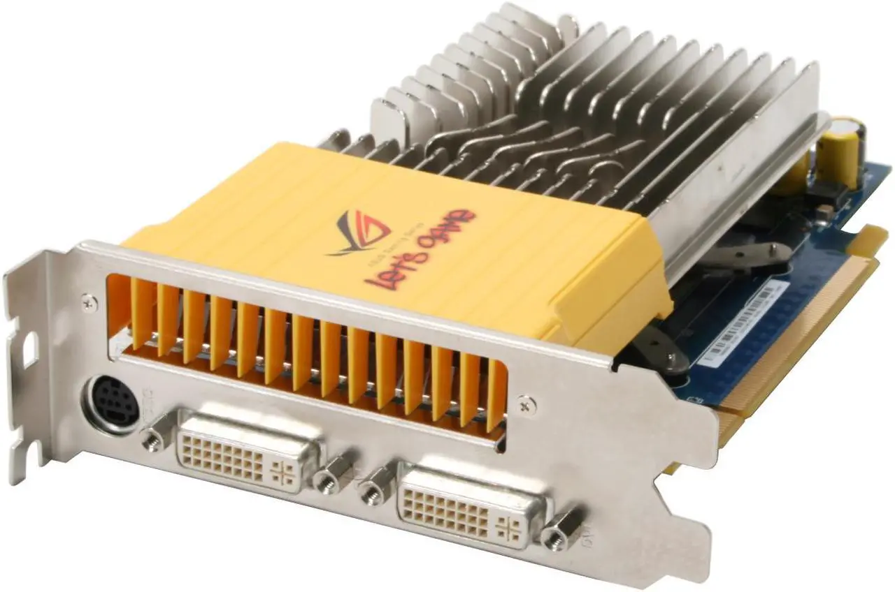 Alt view image 2 of 8 - ASUS GeForce 8600 GT 256MB GDDR3 PCI Express x16 SLI Support Graphics Card EN8600GT SILENT/HTDP/256M