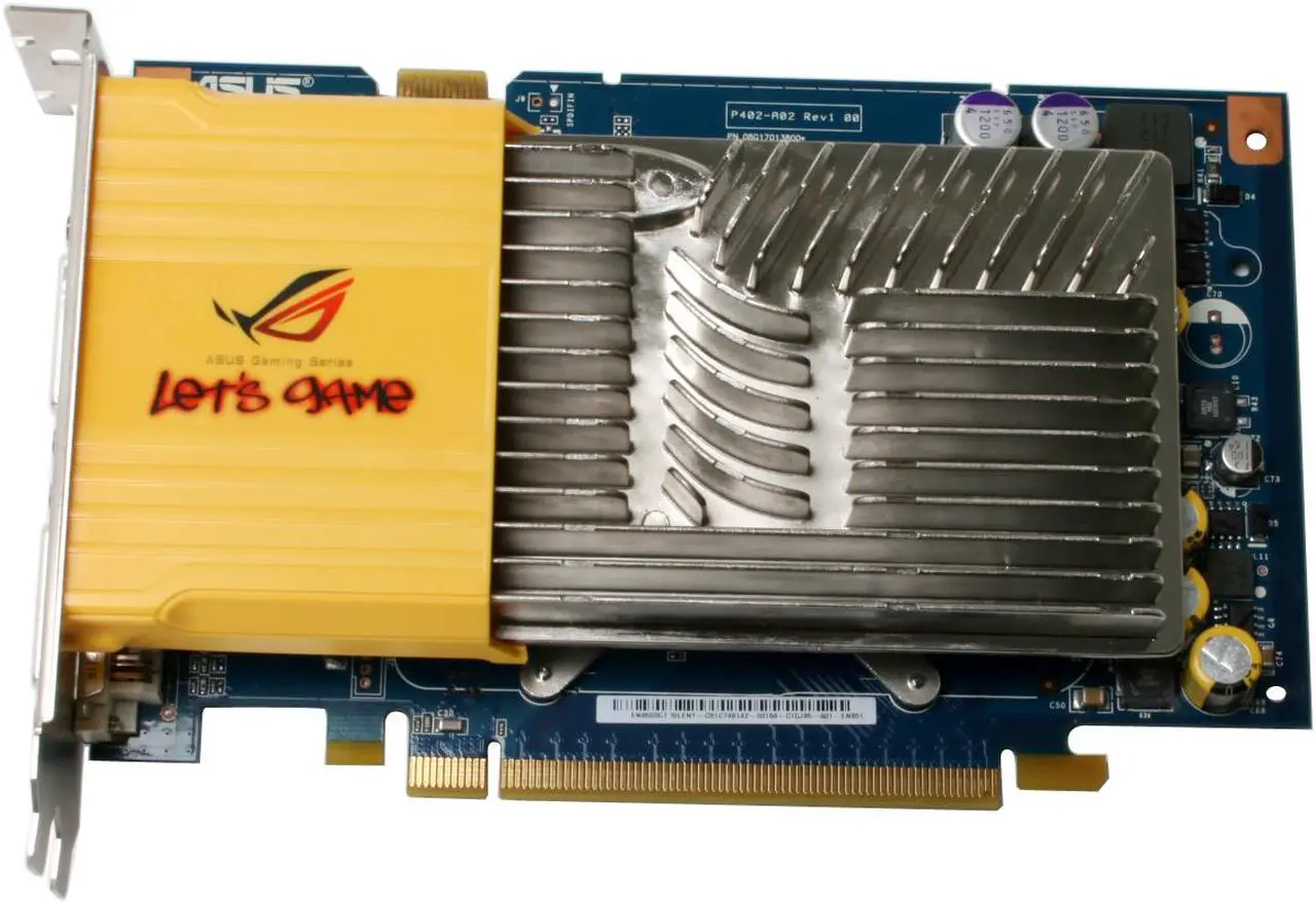 Alt view image 3 of 8 - ASUS GeForce 8600 GT 256MB GDDR3 PCI Express x16 SLI Support Graphics Card EN8600GT SILENT/HTDP/256M