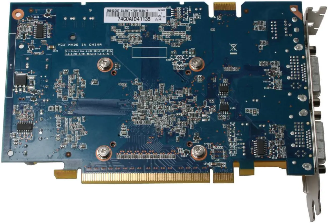 Alt view image 4 of 8 - ASUS GeForce 8600 GT 256MB GDDR3 PCI Express x16 SLI Support Graphics Card EN8600GT SILENT/HTDP/256M