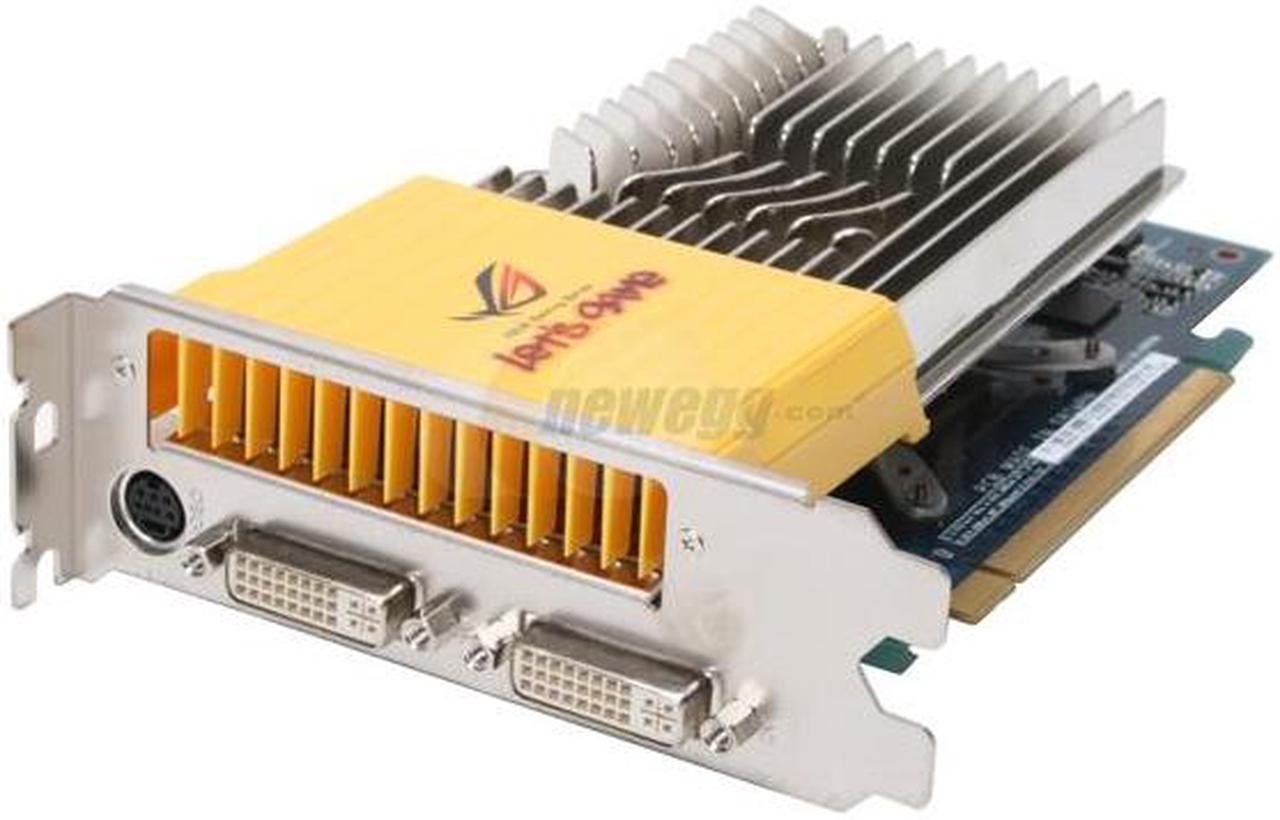 ASUS GeForce 8600 GT 512MB GDDR3 PCI Express x16 SLI Support Super Silent Video Card EN8600GT SILENT/HTDP/512M