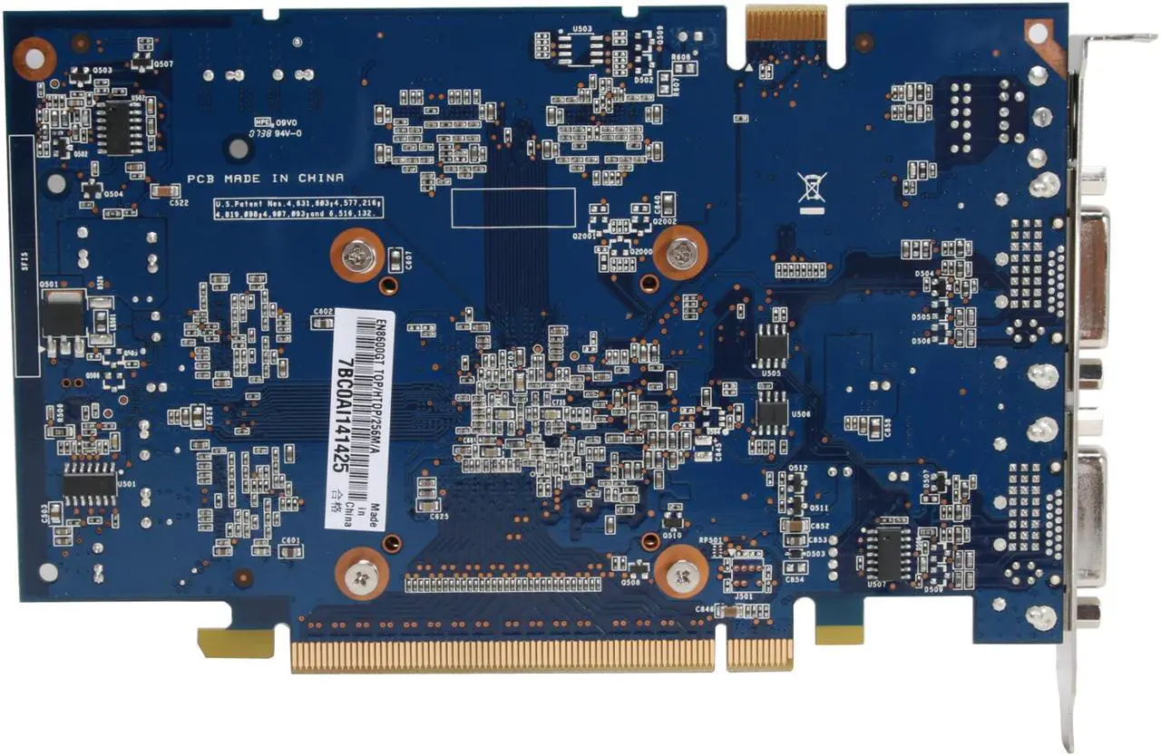 Alt view image 4 of 7 - ASUS GeForce 8600 GT 256MB GDDR3 PCI Express x16 SLI Support Graphics Card EN8600GTTOP/HTDP/256