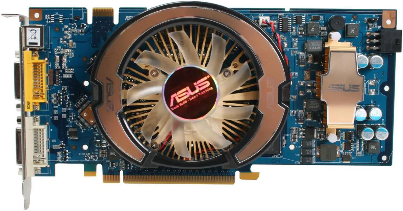 Alt view image 3 of 11 - ASUS GeForce 8800 GT 512MB GDDR3 PCI Express 2.0 x16 SLI Support Graphics Card EN8800GT/G/HTDP/512M