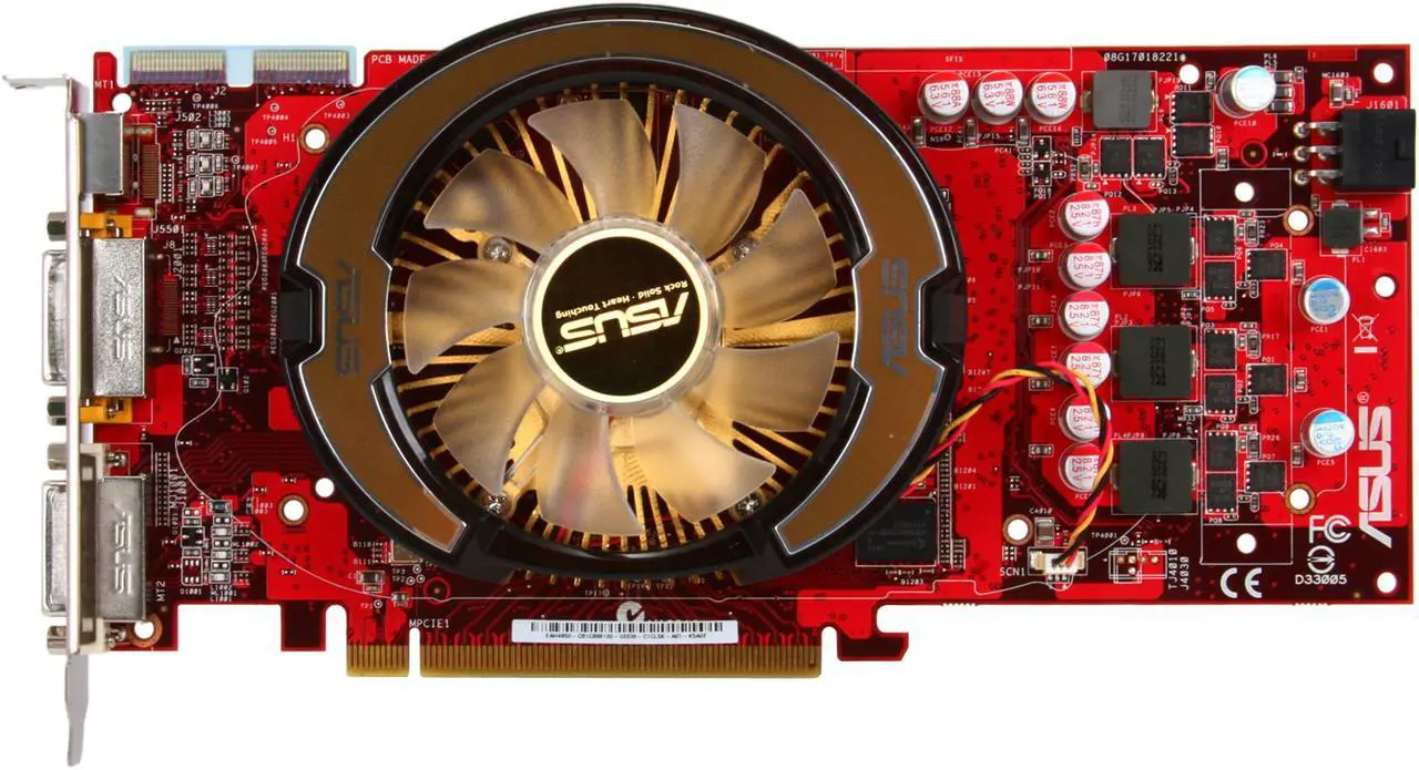 Alt view image 3 of 8 - ASUS Radeon HD 4850 1GB GDDR3 PCI Express 2.0 x16 CrossFireX Support Graphics Card EAH4850/HTDI/1G