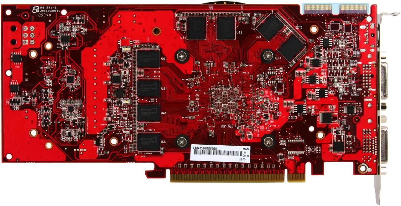Alt view image 4 of 8 - ASUS Radeon HD 4850 1GB GDDR3 PCI Express 2.0 x16 CrossFireX Support Graphics Card EAH4850/HTDI/1G