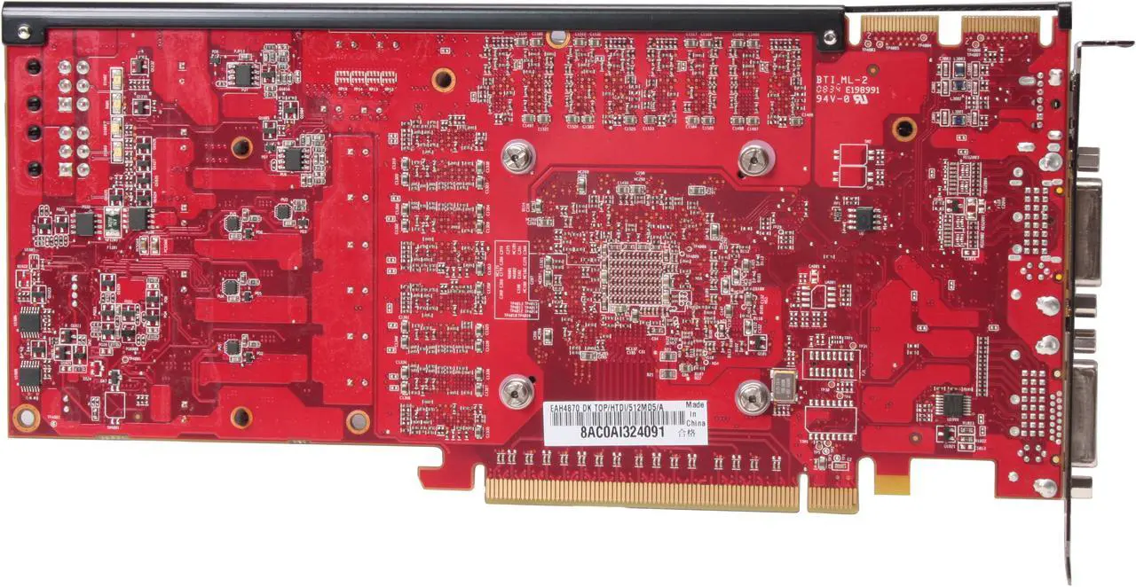 Alt view image 4 of 6 - ASUS Radeon HD 4870 512MB GDDR5 PCI Express 2.0 x16 CrossFireX Support Graphics Card EAH4870 DK TOP/HTDI/512MD5