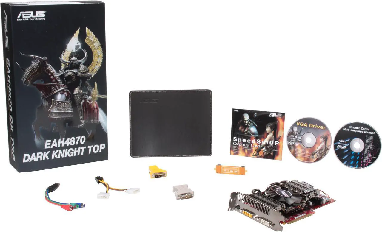 Alt view image 6 of 6 - ASUS Radeon HD 4870 512MB GDDR5 PCI Express 2.0 x16 CrossFireX Support Graphics Card EAH4870 DK TOP/HTDI/512MD5