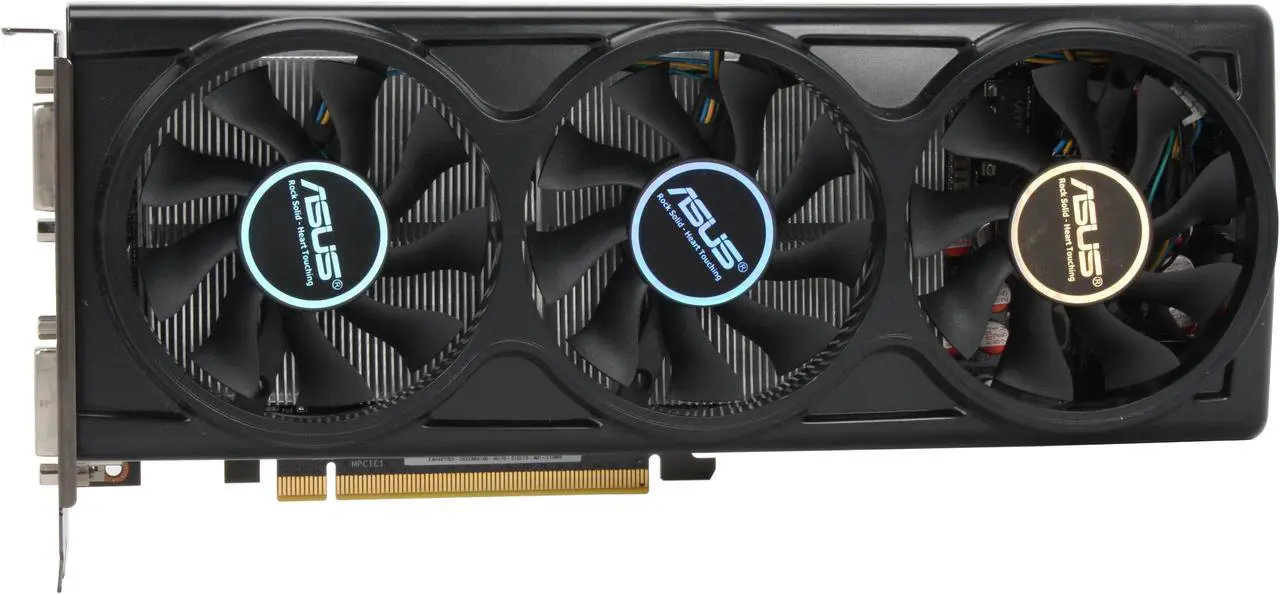 Alt view image 3 of 6 - ASUS Radeon HD 4870 X2 2GB GDDR5 PCI Express 2.0 x16 CrossFireX Support Graphics Card EAH4870X2/HTDI/2G/A