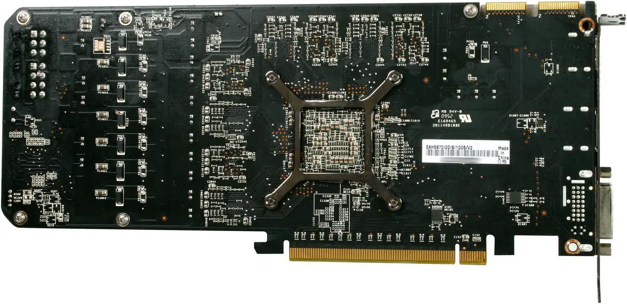 Alt view image 4 of 6 - ASUS Radeon HD 5870 (Cypress XT) 1GB GDDR5 PCI Express 2.1 x16 CrossFireX Support Graphics Card EAH5870/2DIS/1GD5/V2
