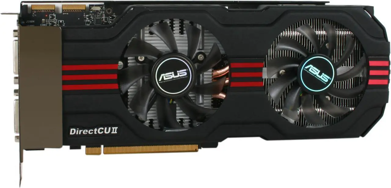 Alt view image 3 of 6 - ASUS Radeon HD 6950 1GB GDDR5 PCI Express 2.1 x16 CrossFireX Support Graphics Card EAH6950 DCII/2DI4S/1GD5