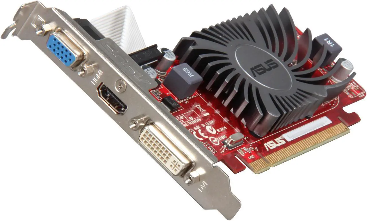 Main image of ASUS Radeon HD 5450 512MB DDR3 PCI Express 2.1 x16 Low Profile Ready Graphics Card EAH5450 SILENT/DI/512MD3(LP)