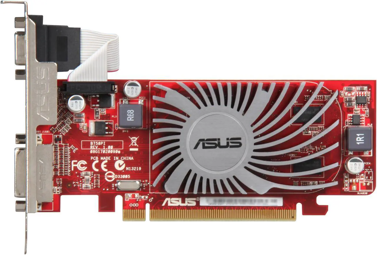 Alt view image 3 of 5 - ASUS Radeon HD 5450 512MB DDR3 PCI Express 2.1 x16 Low Profile Ready Graphics Card EAH5450 SILENT/DI/512MD3(LP)