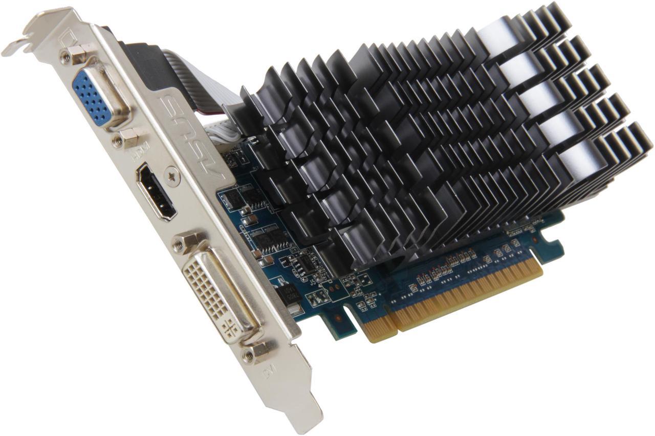 ASUS GeForce GT 520 (Fermi) 1GB GDDR3 PCI Express 2.0 x16 Low Profile Ready Video Card GT520-1GD3-CSM