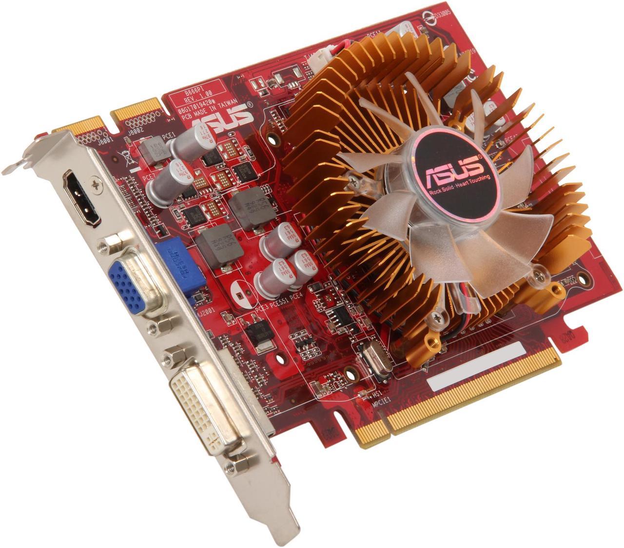 ASUS Radeon HD 4670 512MB GDDR3 PCI Express 2.0 x16 CrossFireX Support Video Card EAH4670/DI/512M/A