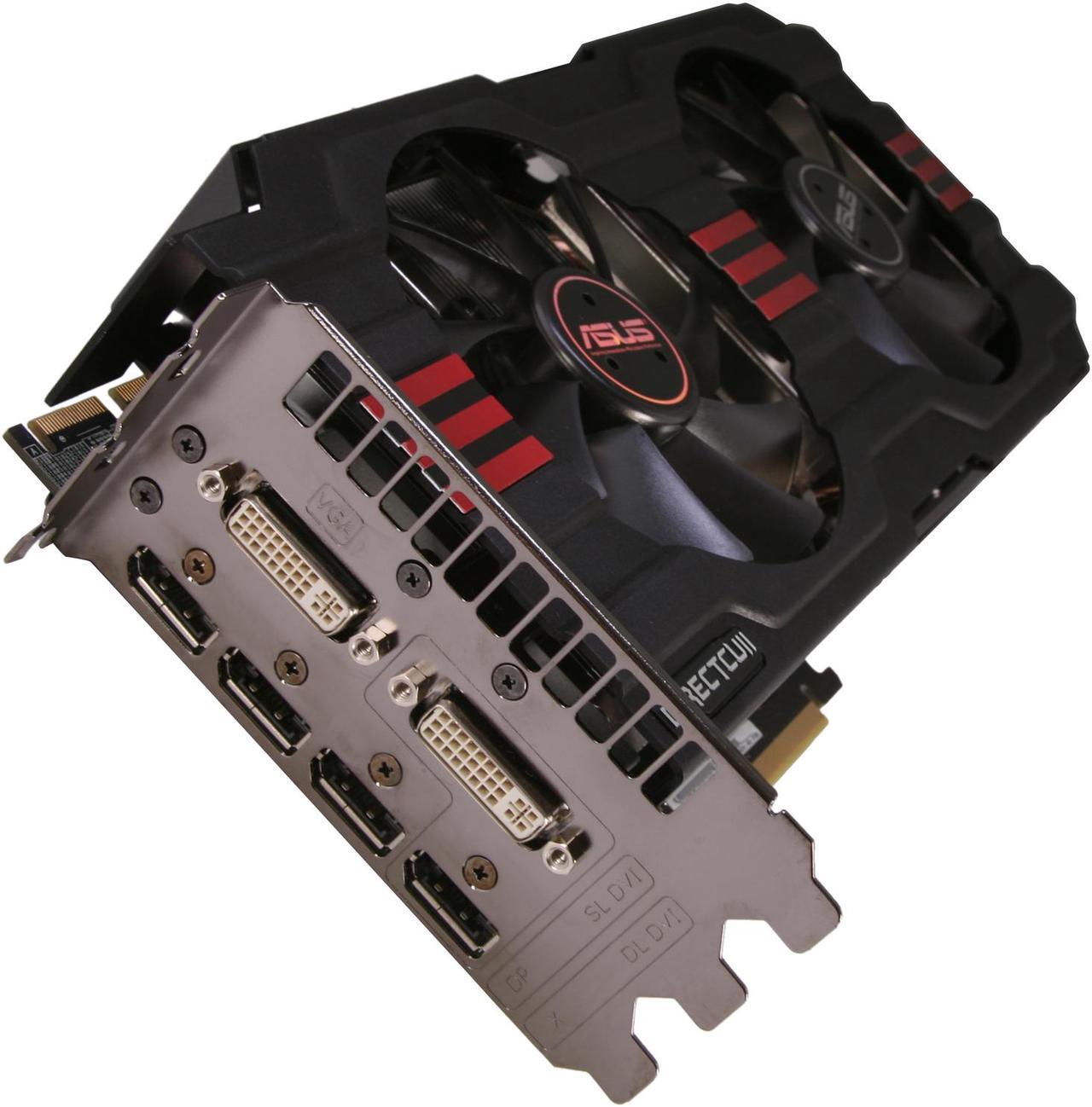 ASUS Radeon HD 7970 3GB GDDR5 PCI Express 3.0 x16 CrossFireX Support Video Card HD7970-DC2T-3GD5