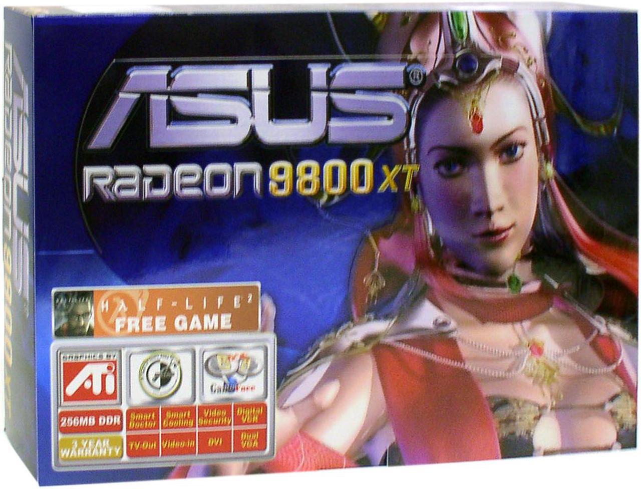 Alt view image 5 of 5 - ASUS Radeon 9800XT 256MB DDR AGP 4X/8X Graphics Card 9800XT/TVD/256M
