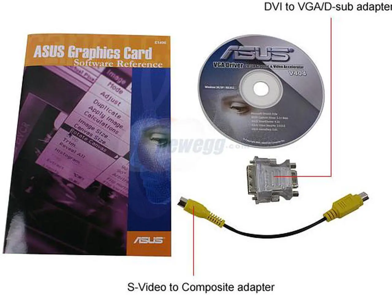 Alt view image 3 of 6 - ASUS Radeon 9550 128MB DDR AGP 4X/8X Graphics Card A9550GE/TD/128