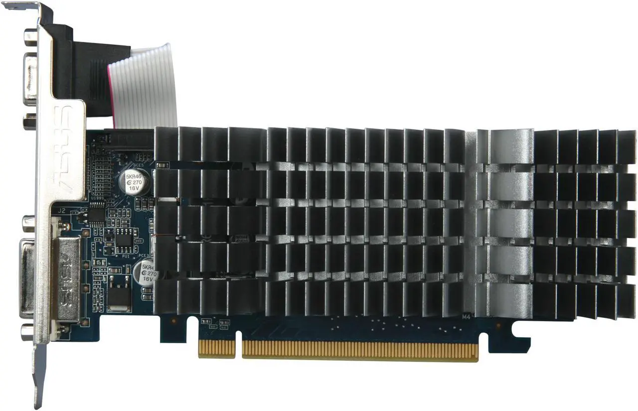 Alt view image 3 of 6 - ASUS GeForce 210 512MB DDR3 PCI Express 2.0 x16 Low Profile Ready Graphics Card EN210 Silent/DI/512MD3/V2(LP)
