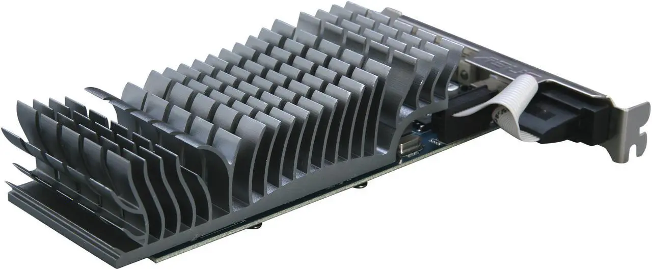 Alt view image 5 of 6 - ASUS GeForce 210 512MB DDR3 PCI Express 2.0 x16 Low Profile Ready Graphics Card EN210 Silent/DI/512MD3/V2(LP)