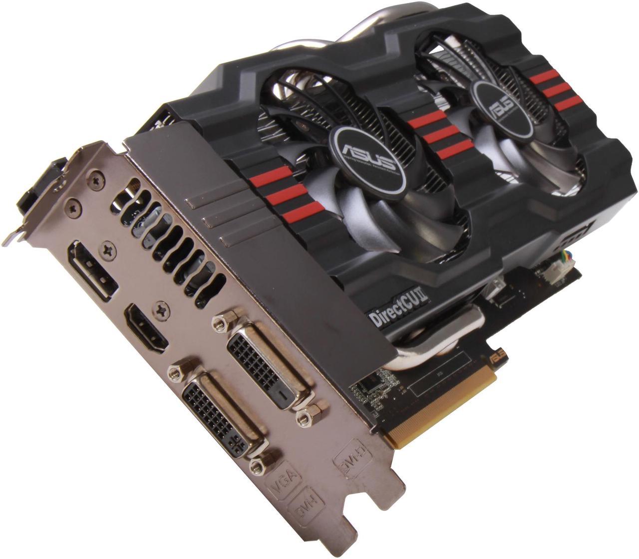 ASUS GeForce GTX 660 Ti 2GB GDDR5 PCI Express 3.0 x16 SLI Support Video Card GTX660 TI-DC2-2GD5