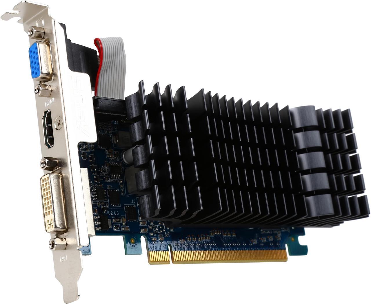 ASUS GeForce GT 610 1GB DDR3 PCI Express 2.0 x16 Low Profile Ready Video Card GT610-SL-1GD3-L