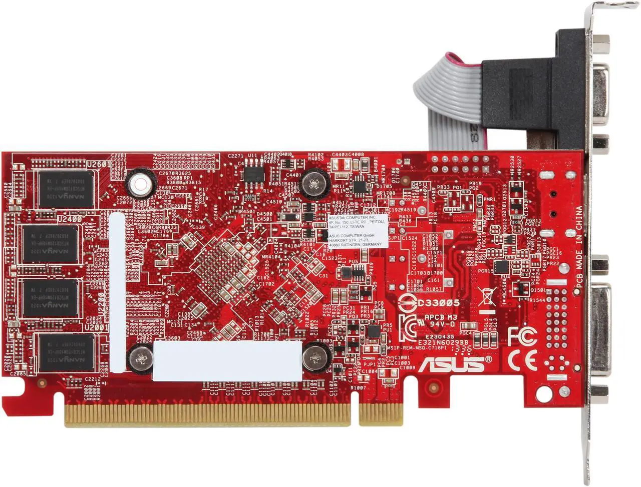 Alt view image 5 of 5 - ASUS Radeon R7 240 2GB DDR3 PCI Express 3.0 Low Profile Graphics Card R7240-2GD3-L