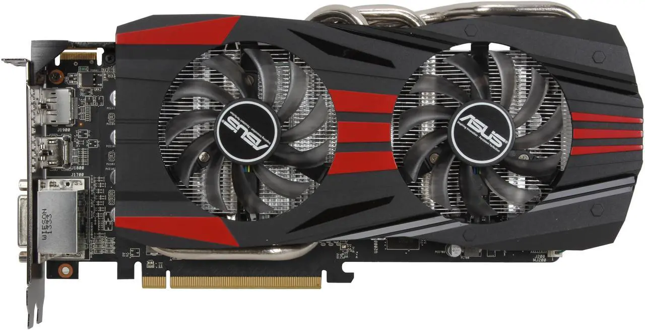 Alt view image 3 of 6 - ASUS DirectCU II Radeon R9 270X 2GB GDDR5 PCI Express 3.0 CrossFireX Support Graphics Card R9270X-DC2T-2GD5