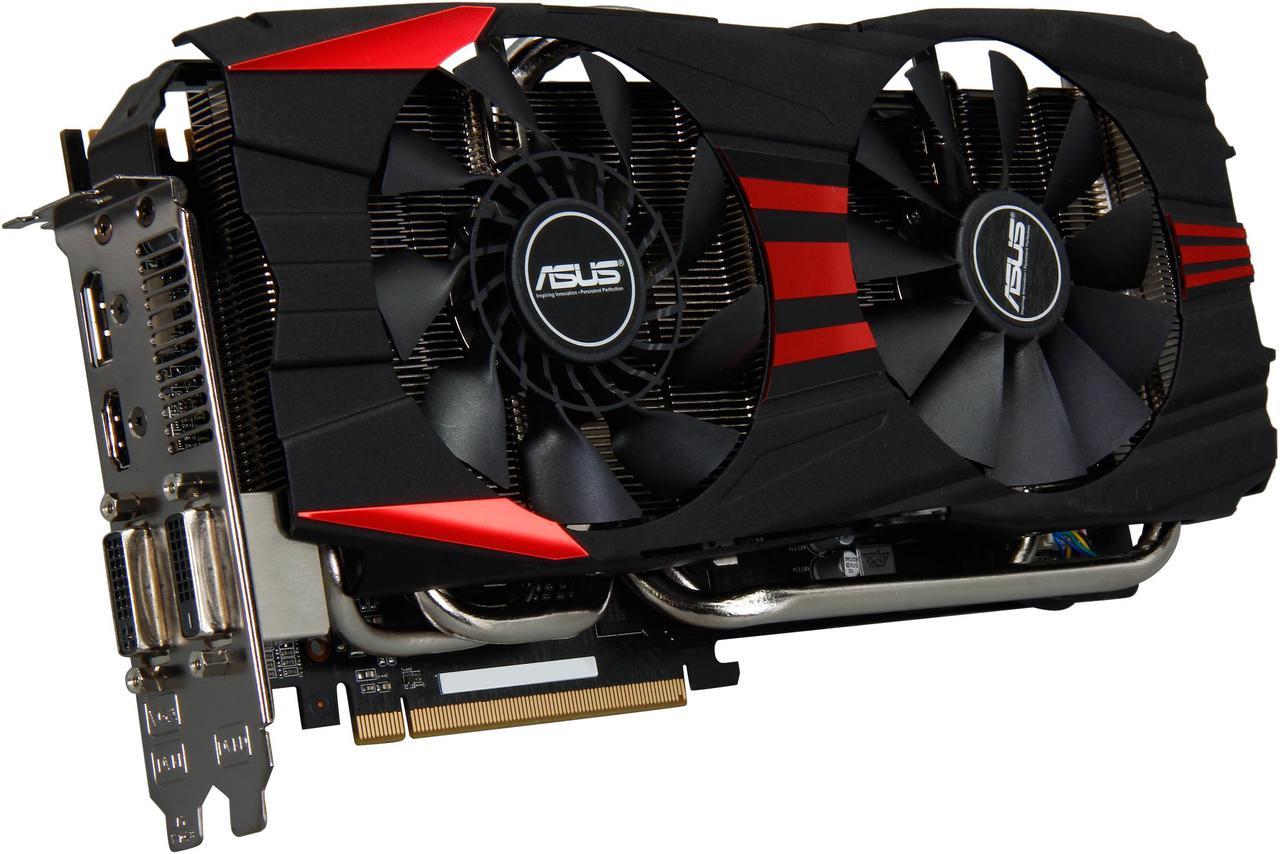 ASUS Radeon R9 280X 3GB GDDR5 PCI Express 3.0 CrossFireX Support Video Card R9280X-DC2T-3GD5