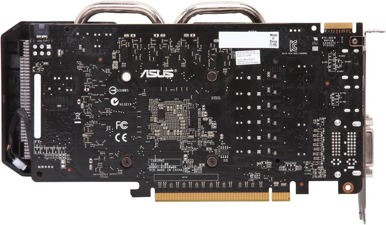 Alt view image 4 of 6 - ASUS DirectCU II Radeon R7 265 2GB GDDR5 PCI Express 3.0 CrossFireX Support Graphics Card R7265-DC2-2GD5