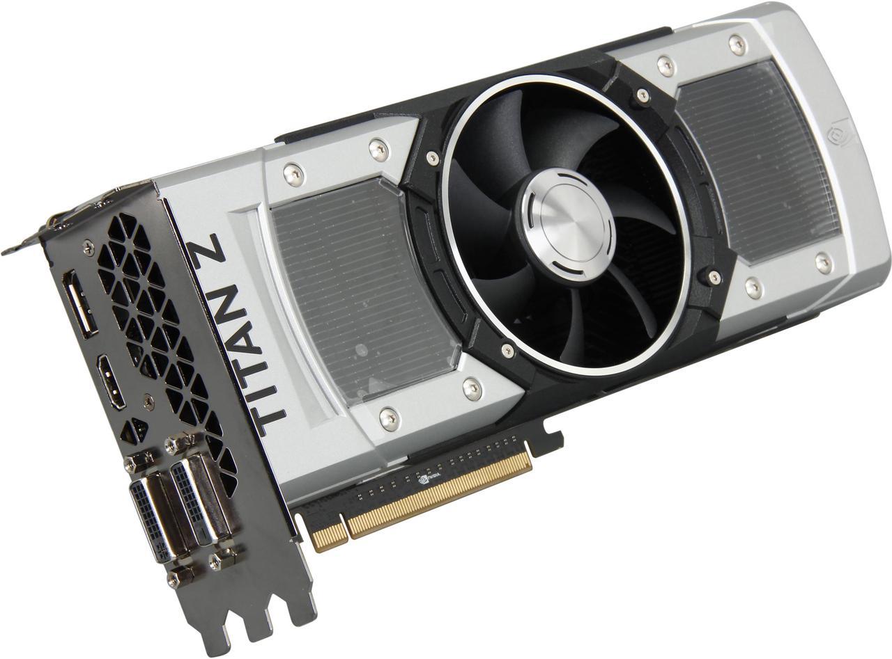 ASUS GTXTITANZ-12GD5 G-SYNC Support GeForce GTX TITAN Z 12GB 768-Bit GDDR5 PCI Express 3.0 HDCP Ready SLI Support Video Card