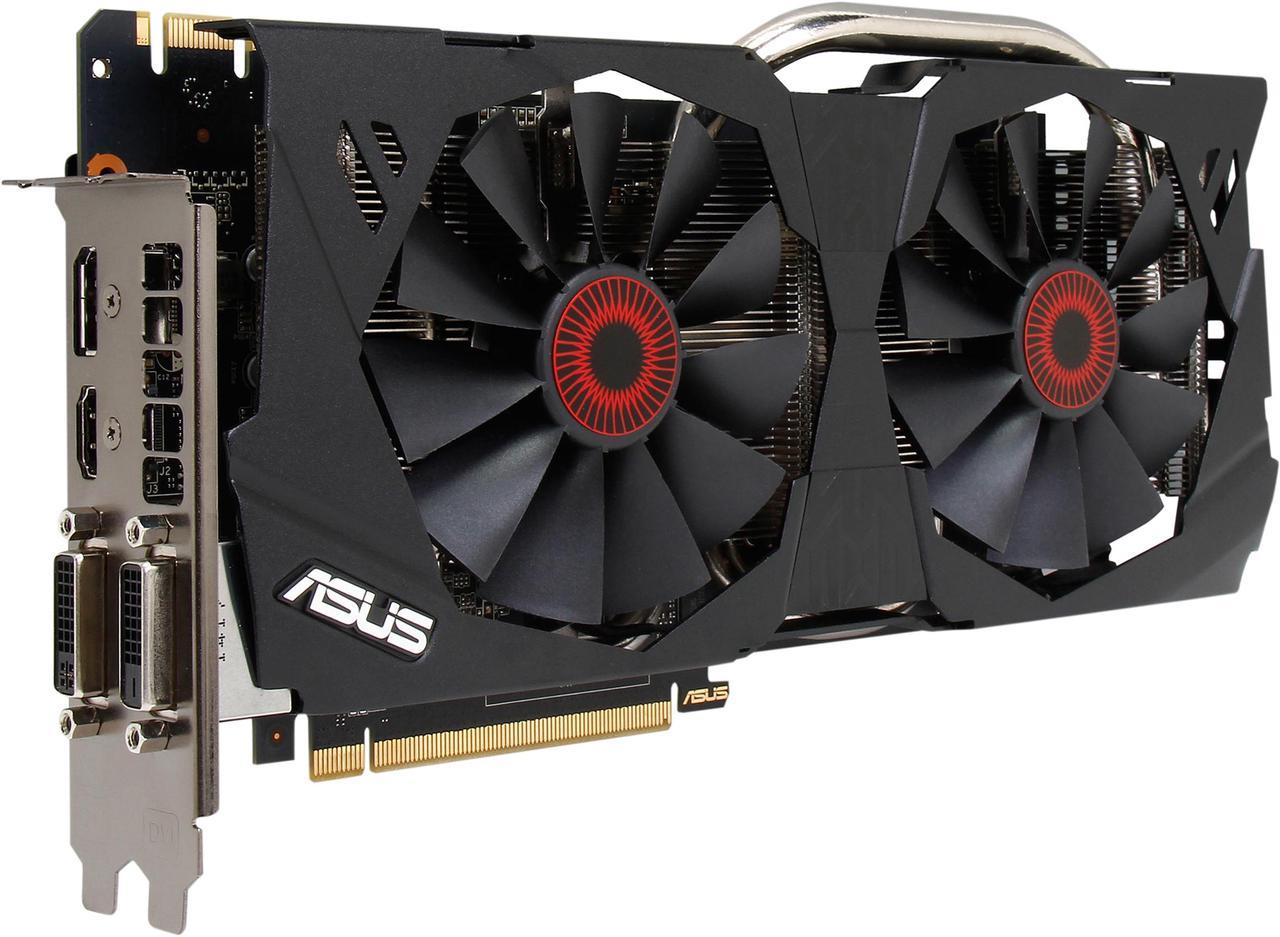 ASUS GeForce GTX 970 4GB GDDR5 PCI Express 3.0 SLI Support G-SYNC Support Video Card STRIX-GTX970-DC2OC-4GD5