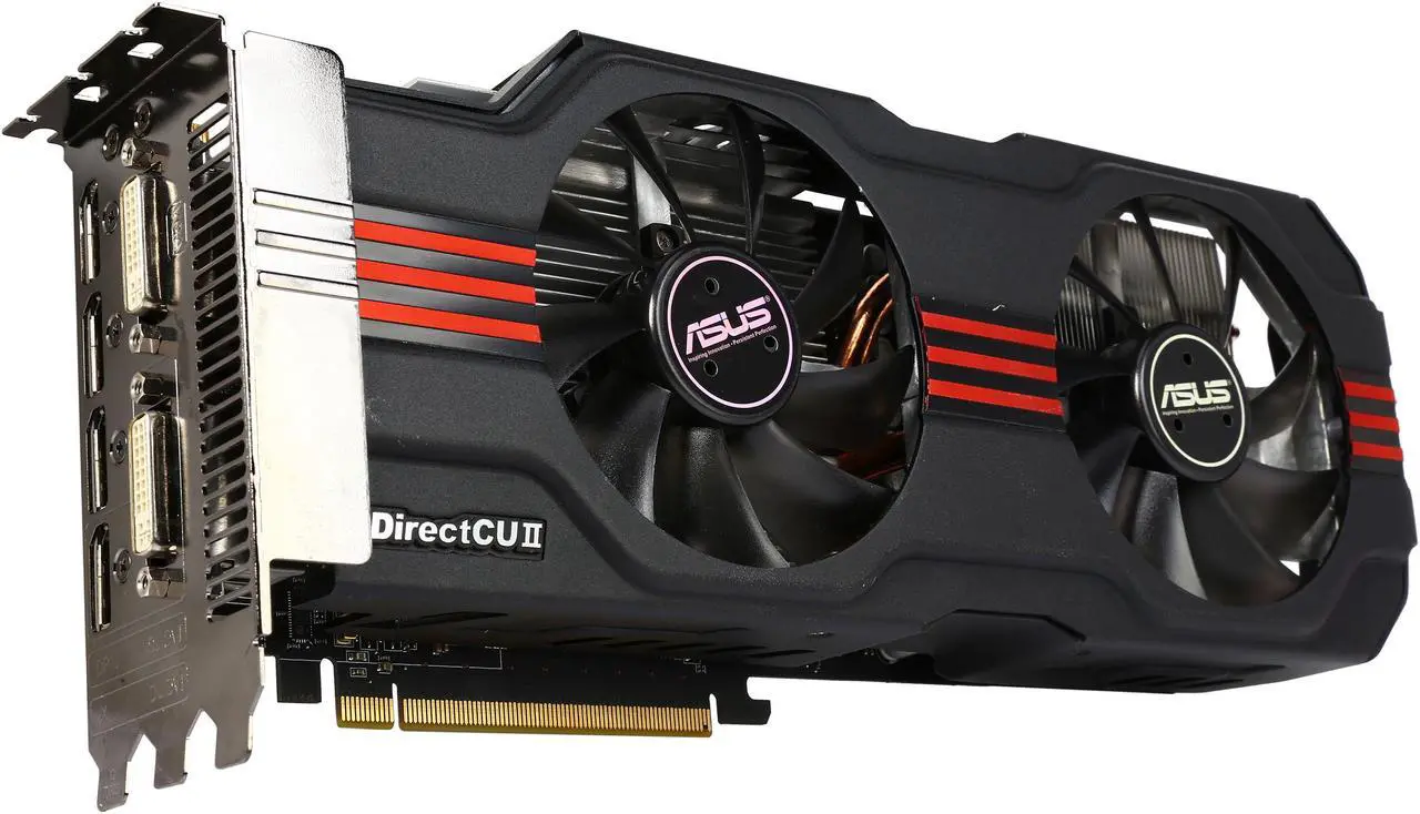 Main image of ASUS Radeon HD 6950 2GB GDDR5 PCI Express 2.1 CrossFireX Support Graphics Card EAH6950 DCII/2DI4S/2GD5