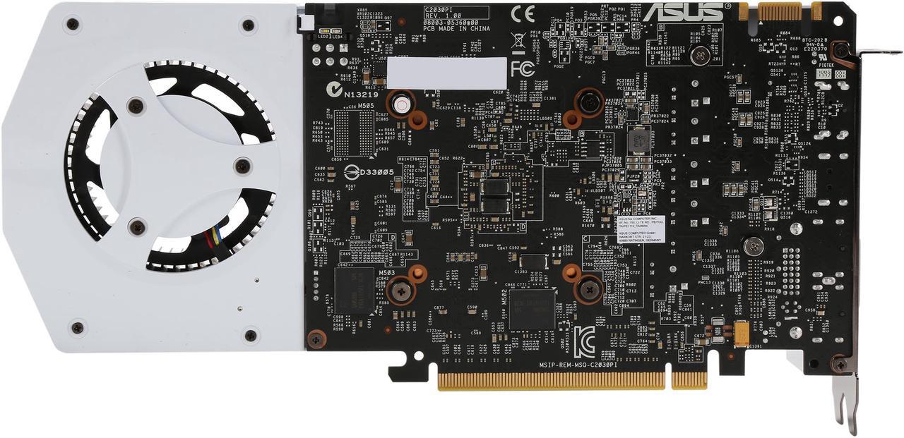 Alt view image 4 of 5 - ASUS GeForce GTX 960 2GB GDDR5 PCI Express 3.0 SLI Support Graphics Card TURBO-GTX960-OC-2GD5