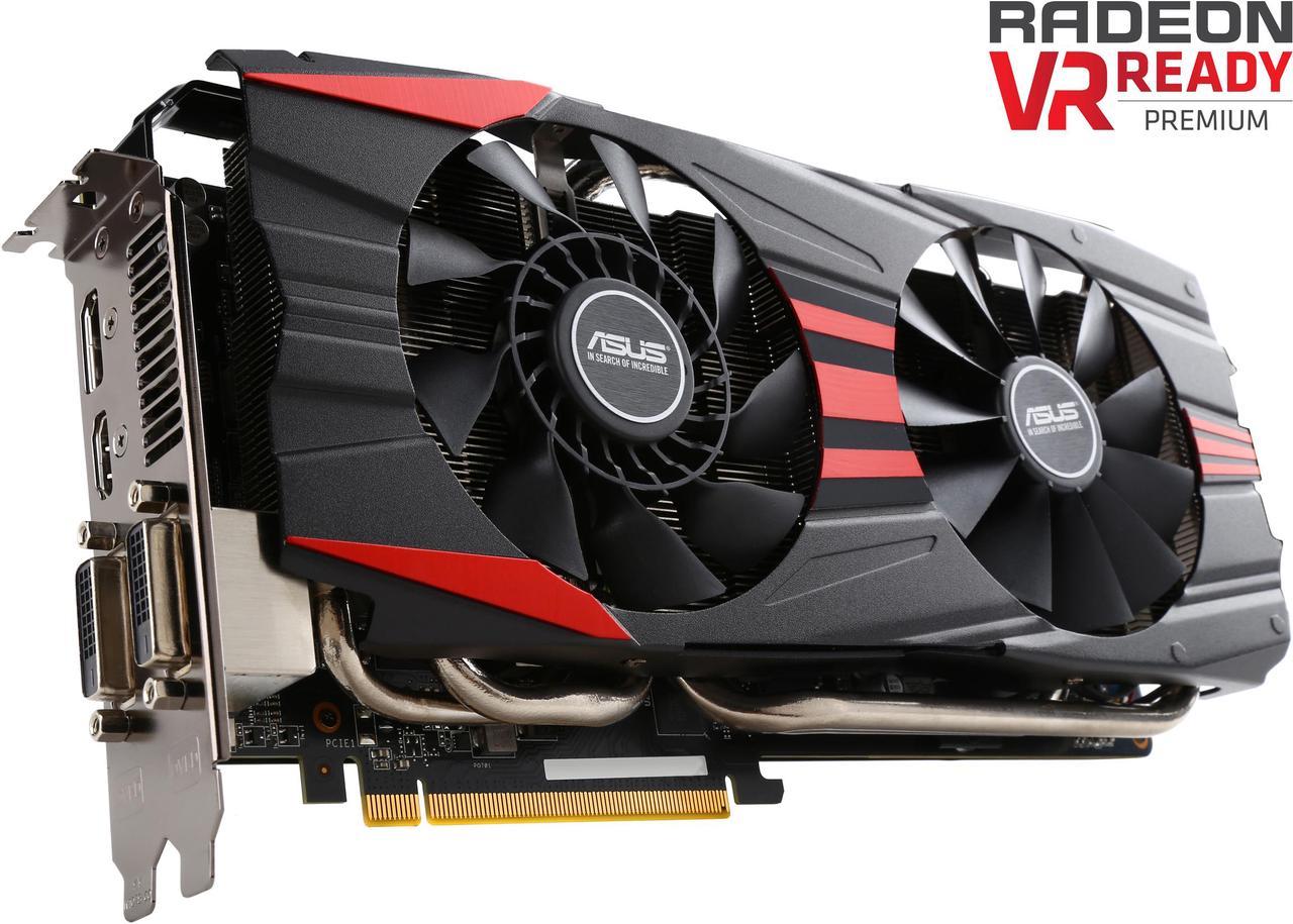 ASUS Radeon R9 390 8GB GDDR5 PCI Express 3.0 CrossFireX Support Video Card R9390-DC2-8GD5