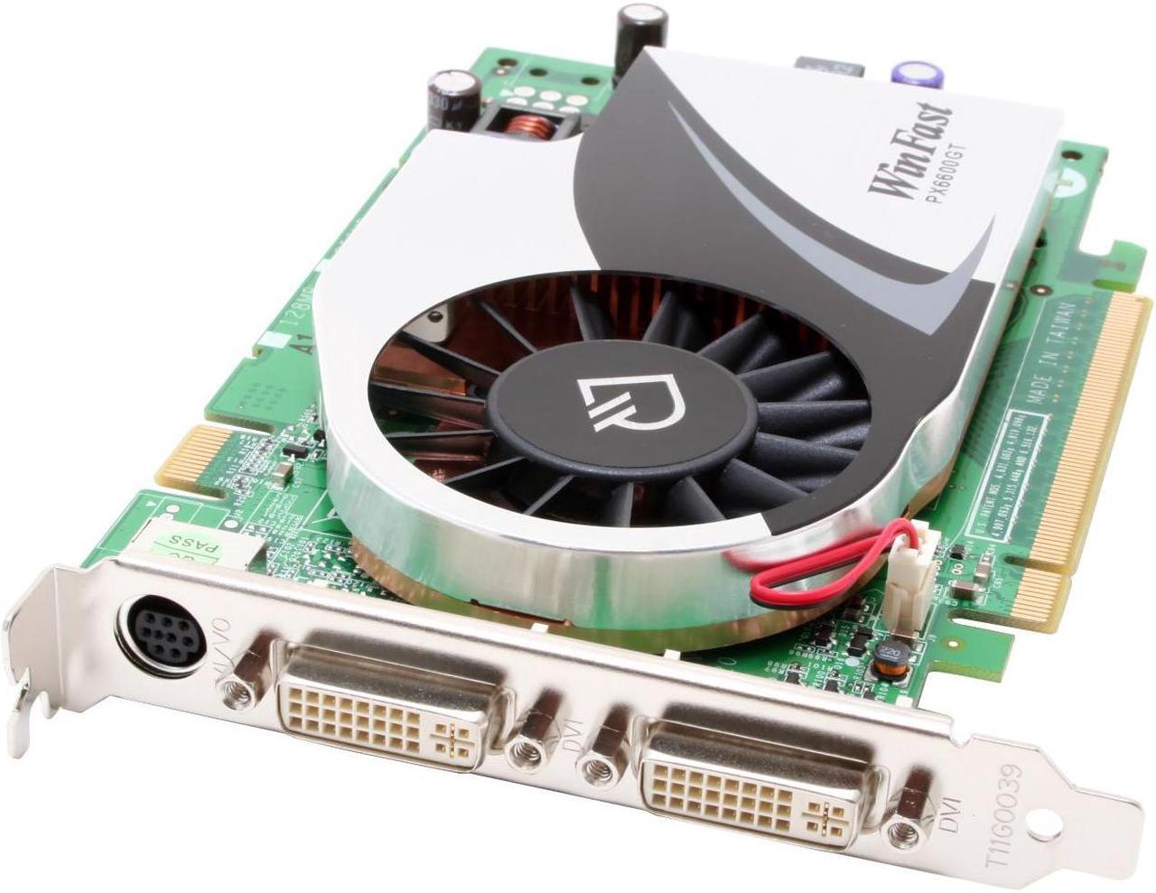 Main image of Leadtek GeForce 6600GT 256MB GDDR3 PCI Express x16 SLI Support Graphics Card WinFast PX6600 GT TDH - 256M