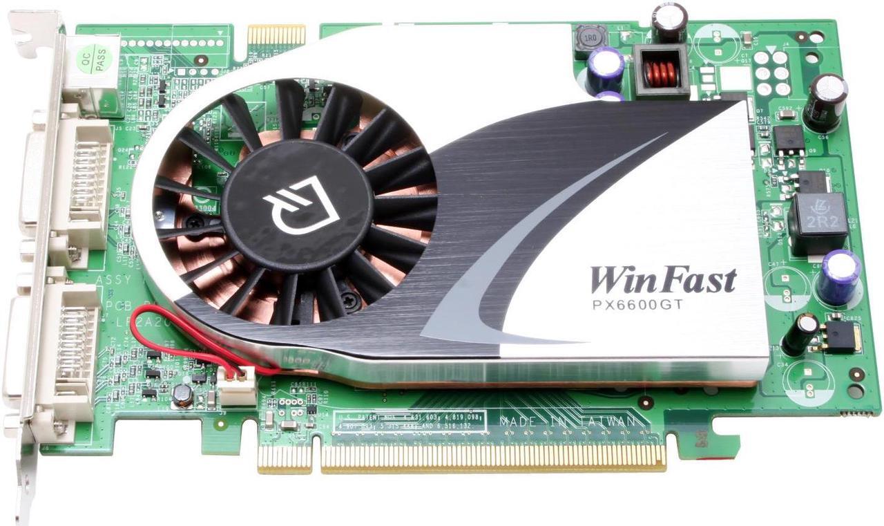 Alt view image 2 of 5 - Leadtek GeForce 6600GT 256MB GDDR3 PCI Express x16 SLI Support Graphics Card WinFast PX6600 GT TDH - 256M