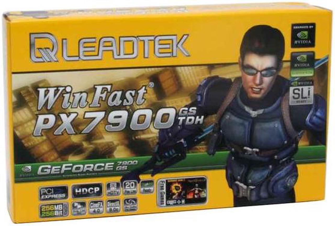 Alt view image 6 of 6 - Leadtek GeForce 7900GS 256MB GDDR3 PCI Express x16 SLI Support Graphics Card WinFast PX7900GS TDH 256MB