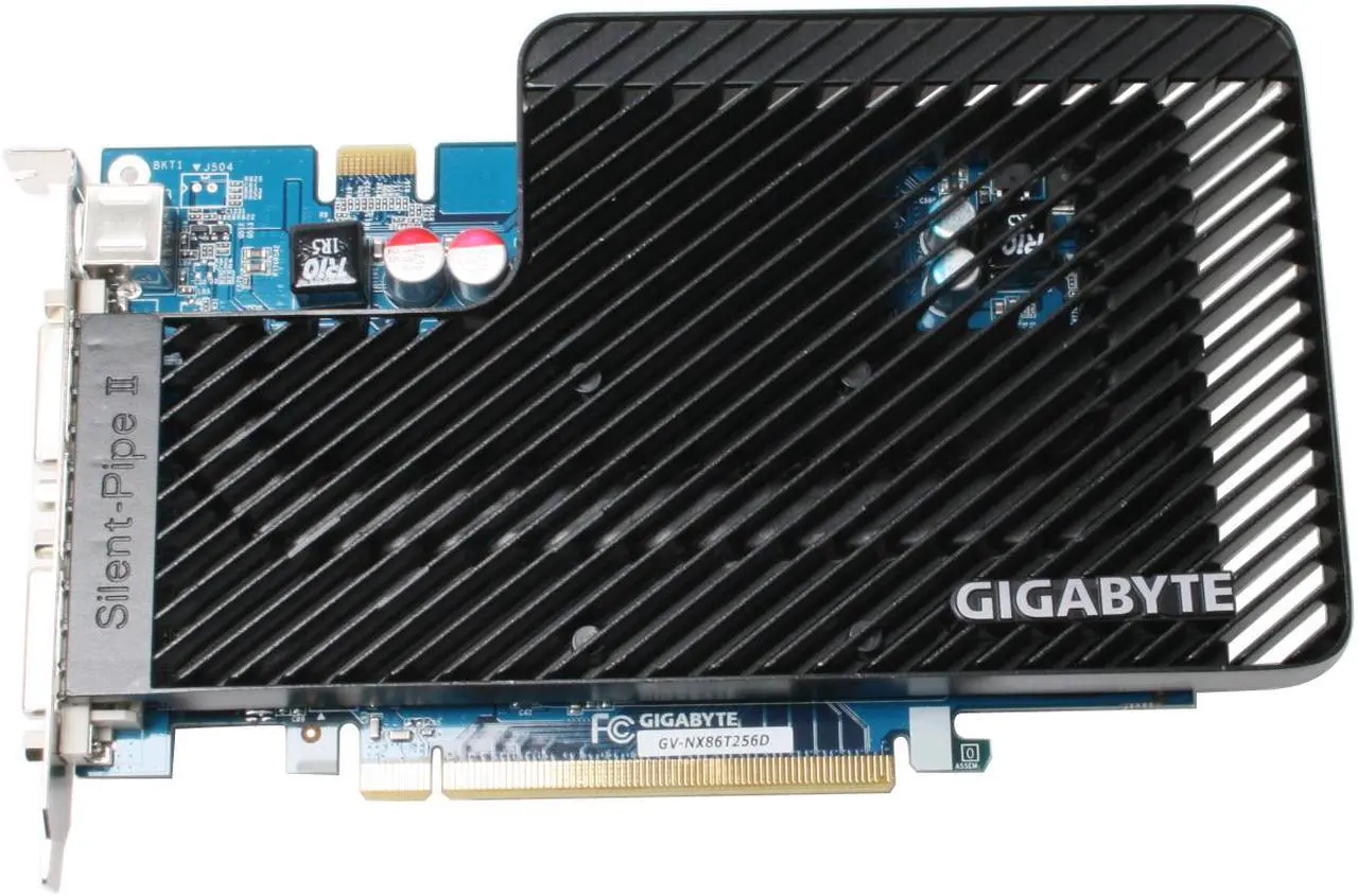Alt view image 2 of 6 - GIGABYTE GeForce 8600 GT 256MB GDDR3 PCI Express x16 SLI Support Graphics Card GV-NX86T256D