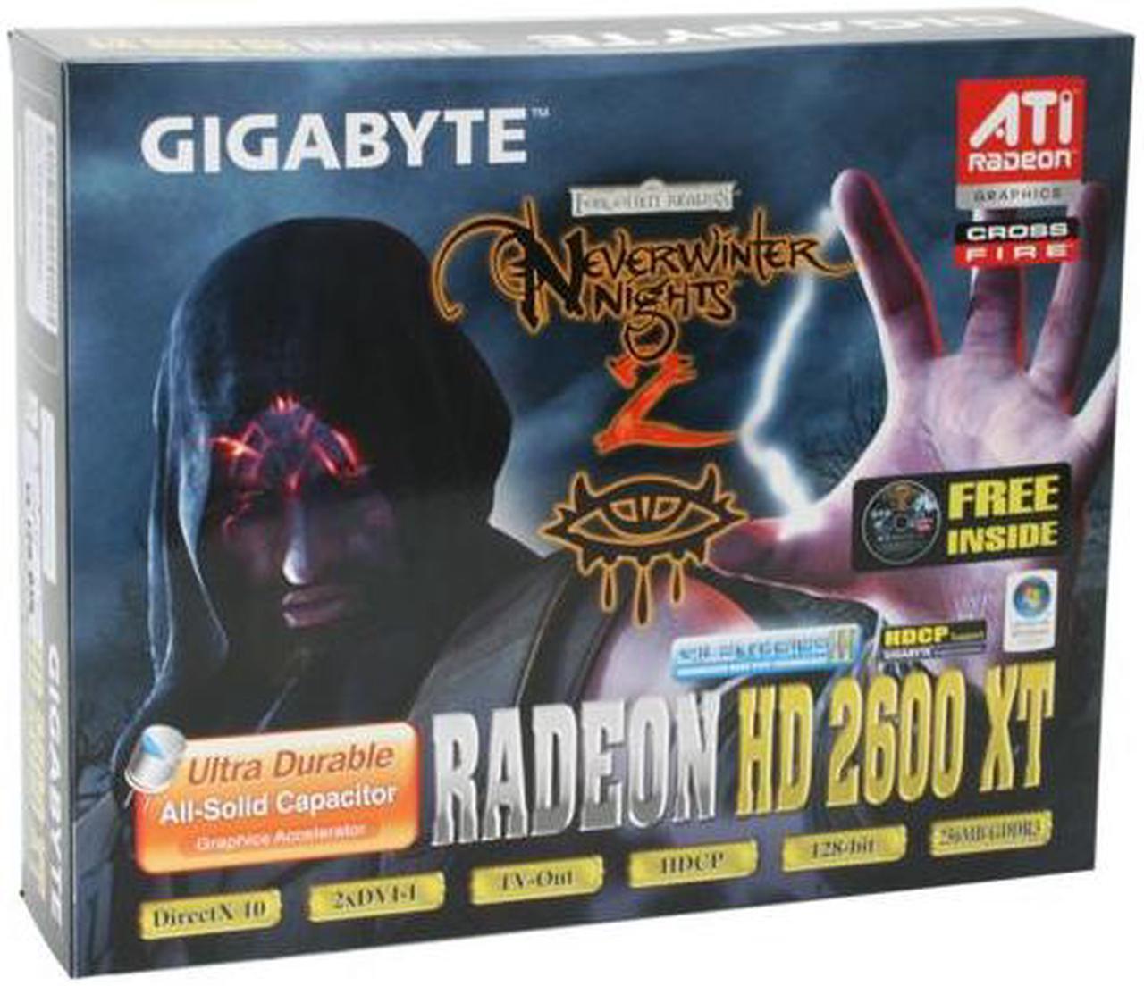 Alt view image 5 of 5 - GIGABYTE Radeon HD 2600XT 256MB GDDR3 PCI Express x16 CrossFireX Support Graphics Card GV-RX26T256H