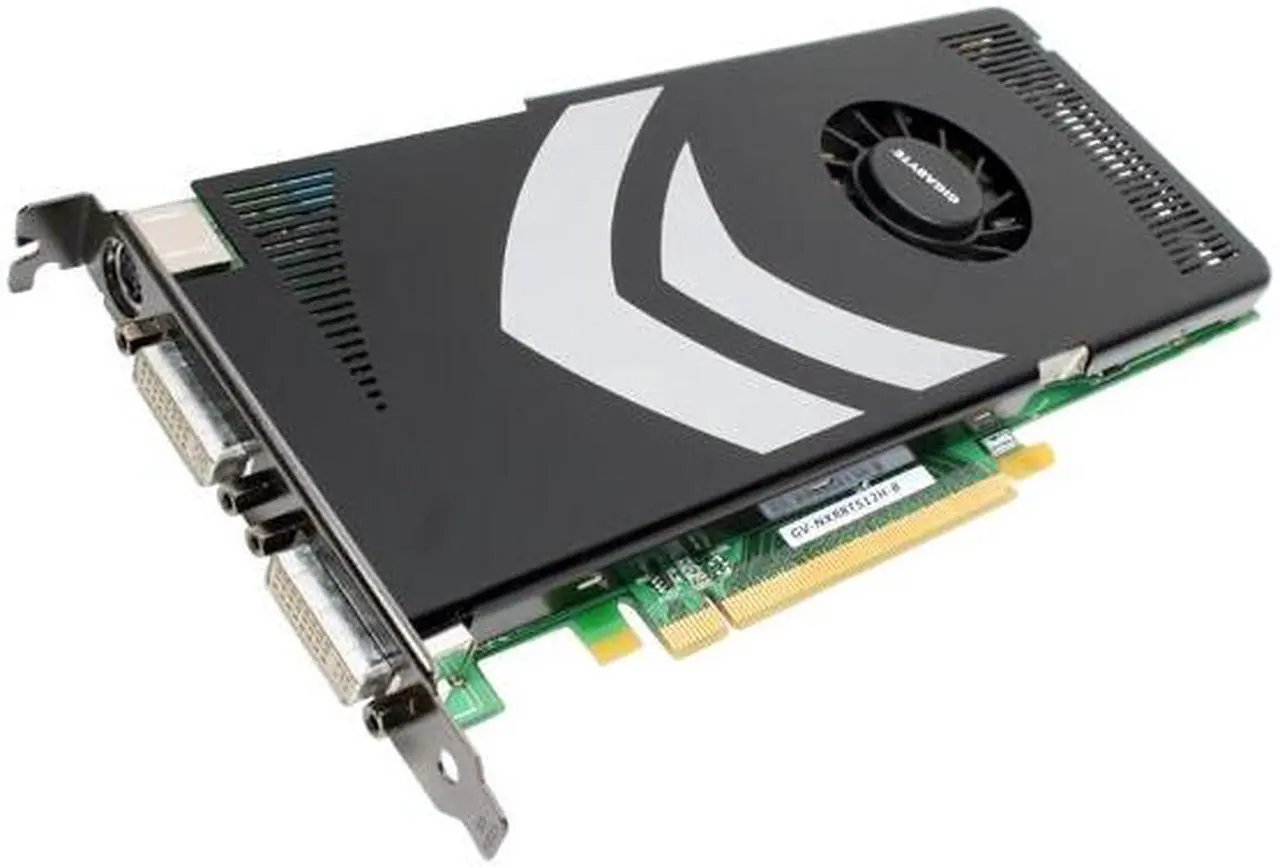 Main image of GIGABYTE GeForce 8800 GT 512MB GDDR3 PCI Express 2.0 x16 SLI Support Graphics Card GV-NX88T512H-B