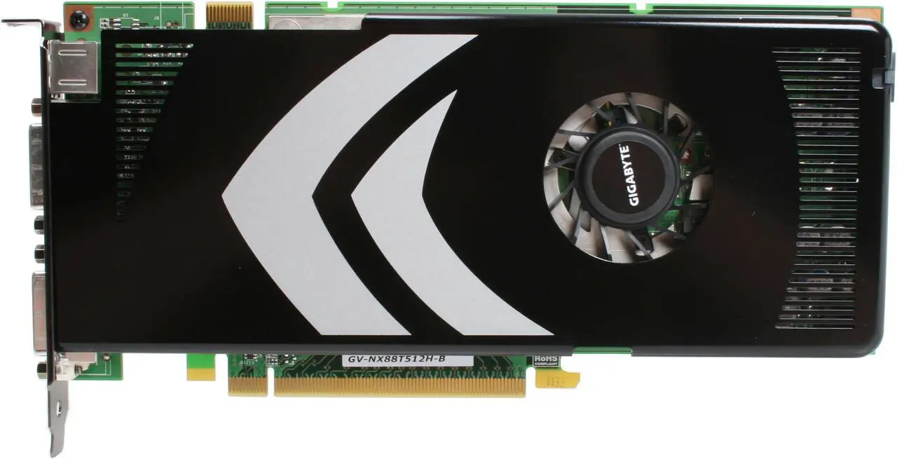 Alt view image 3 of 8 - GIGABYTE GeForce 8800 GT 512MB GDDR3 PCI Express 2.0 x16 SLI Support Graphics Card GV-NX88T512H-B