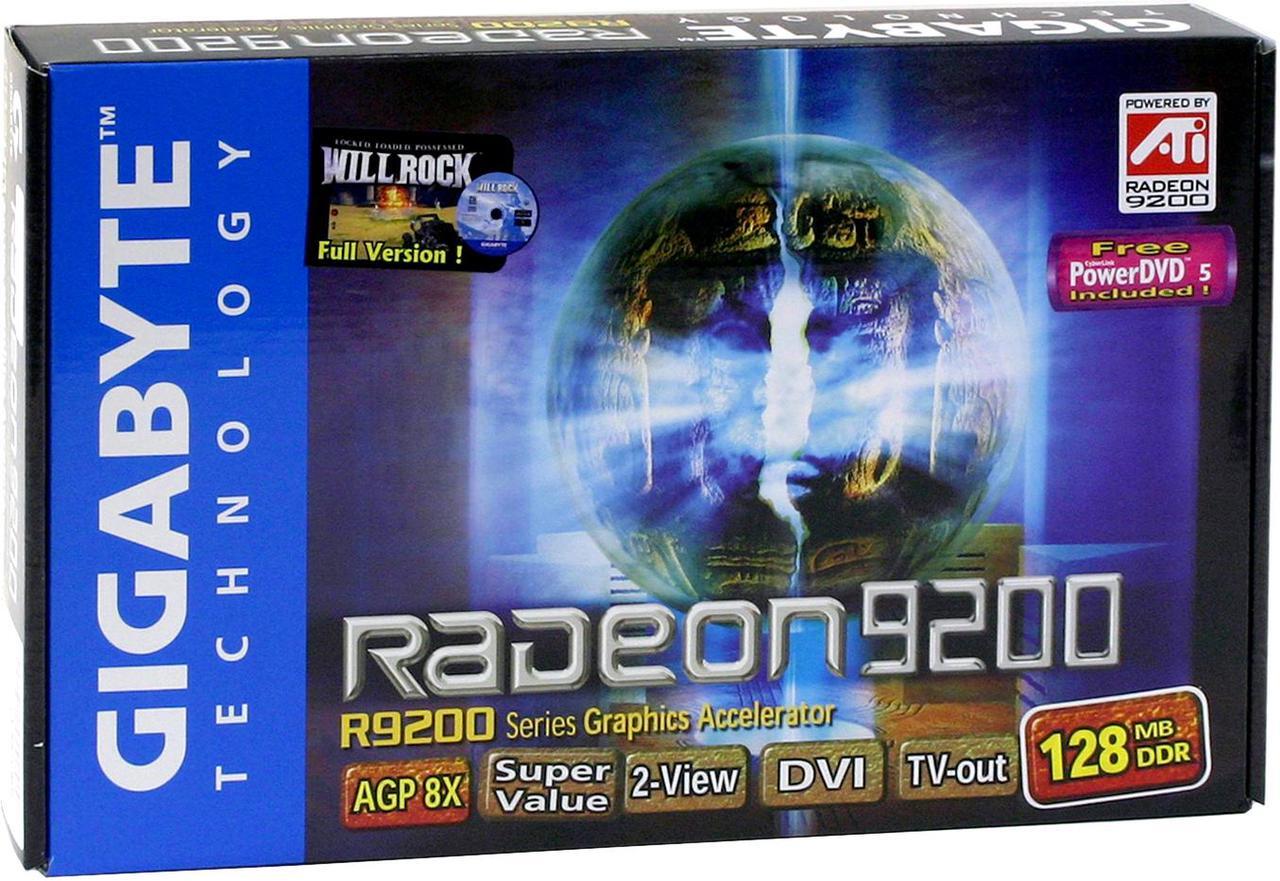 Alt view image 5 of 5 - GIGABYTE Radeon 9200 128MB DDR AGP 4X/8X Graphics Card GV-R92128DH