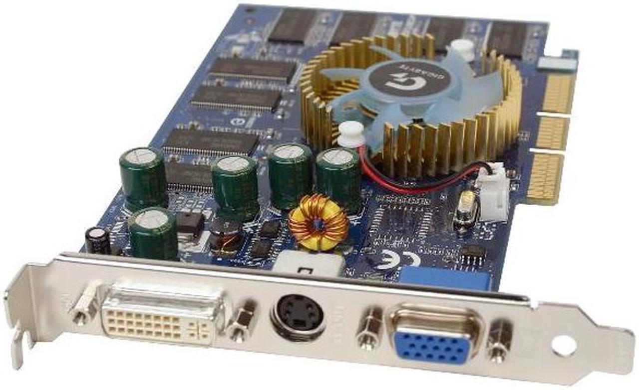 Main image of GIGABYTE GeForce FX 5500 128MB DDR AGP 4X/8X Graphics Card GV-N55128DP