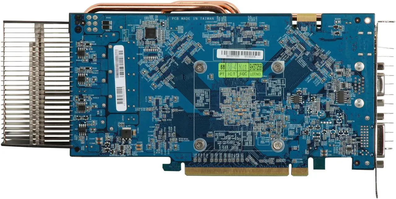 GIGABYTE GV-N98TSL-1GI GeForce 9800 GT 1GB Silent Cell 256-bit GDDR3 ...
