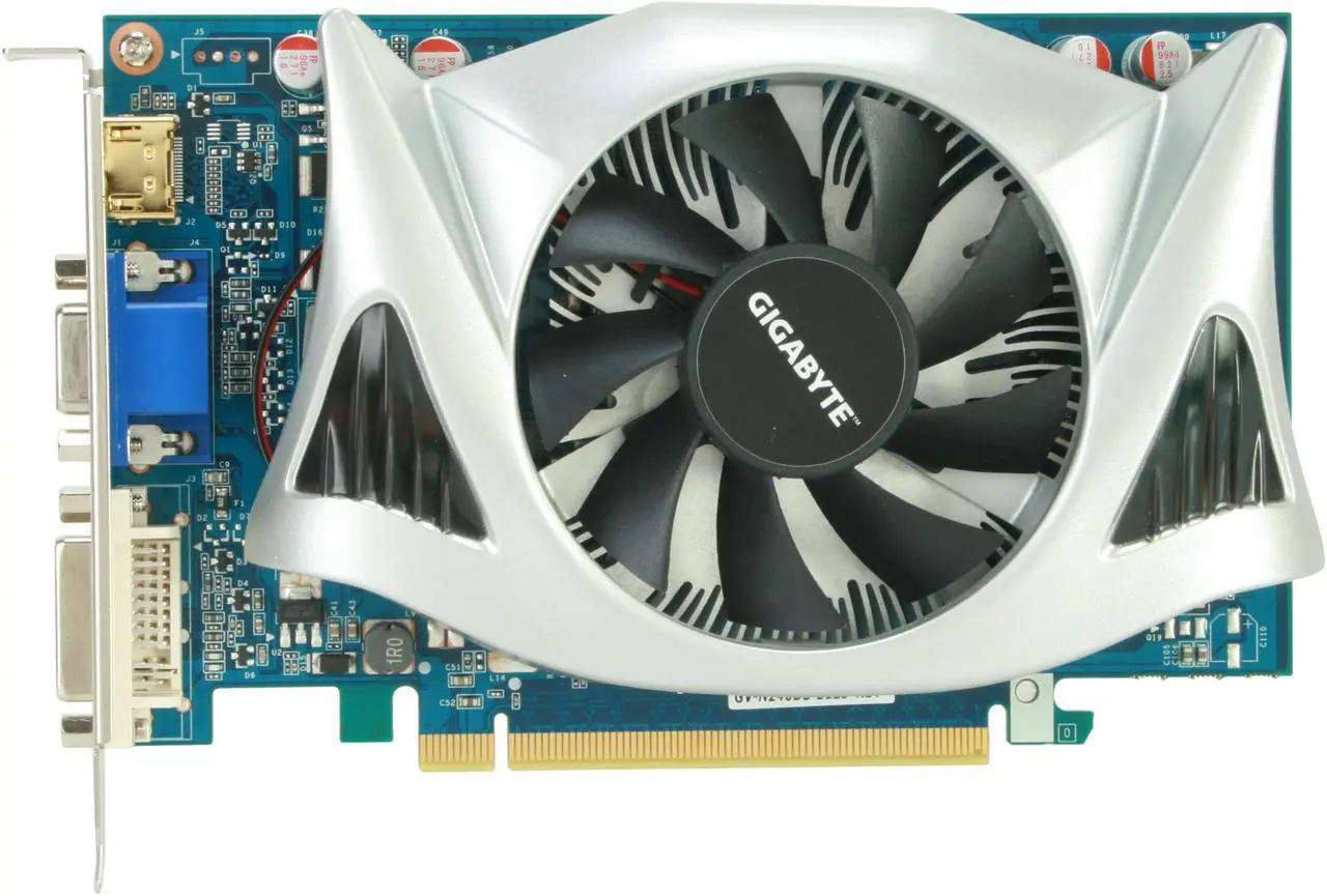 Alt view image 3 of 5 - GIGABYTE GeForce GT 240 512MB GDDR5 PCI Express 2.0 x16 Graphics Card GV-N240D5-512I
