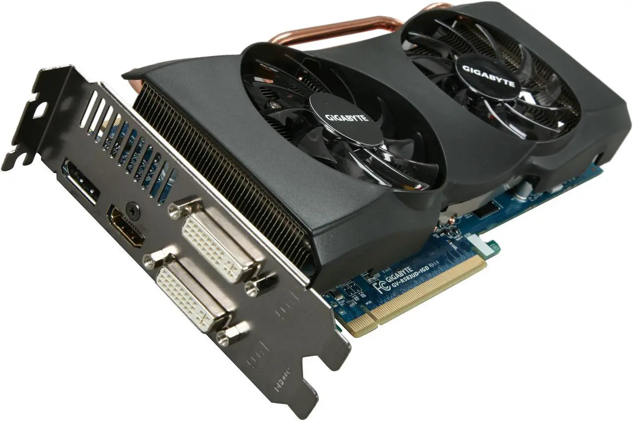 Main image of GIGABYTE Radeon HD 5830 1GB GDDR5 PCI Express 2.1 x16 CrossFireX Support Graphics Card GV-R583UD-1GD