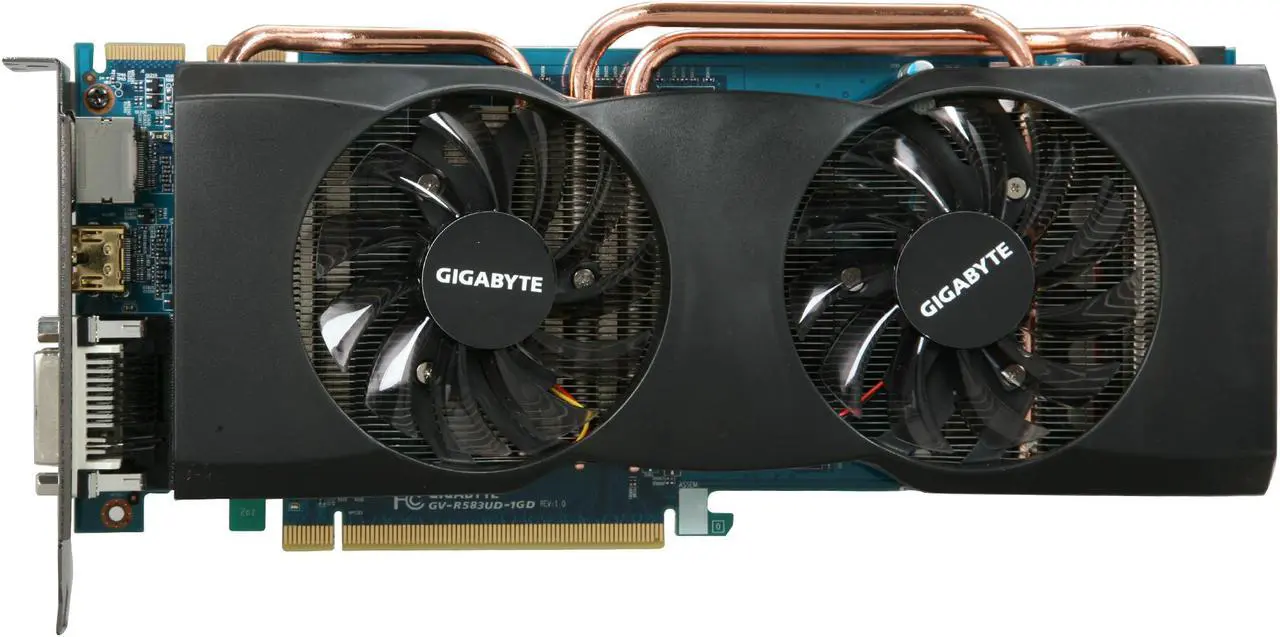 Alt view image 3 of 6 - GIGABYTE Radeon HD 5830 1GB GDDR5 PCI Express 2.1 x16 CrossFireX Support Graphics Card GV-R583UD-1GD