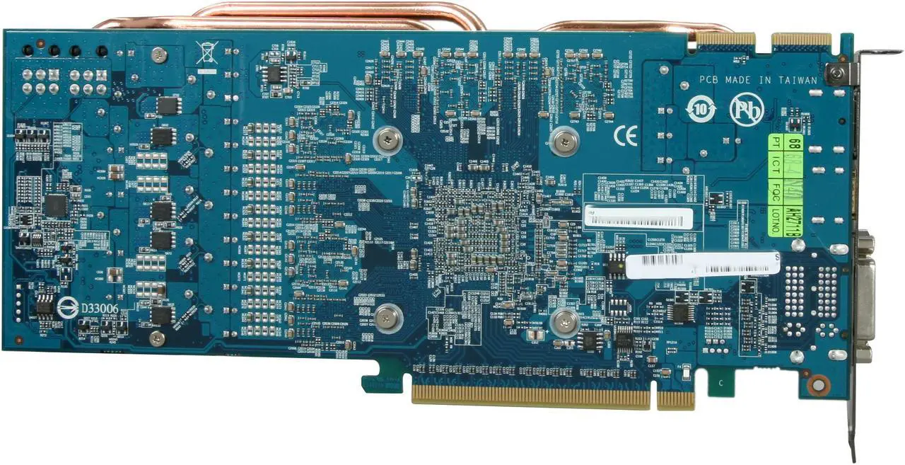 Alt view image 4 of 6 - GIGABYTE Radeon HD 5830 1GB GDDR5 PCI Express 2.1 x16 CrossFireX Support Graphics Card GV-R583UD-1GD