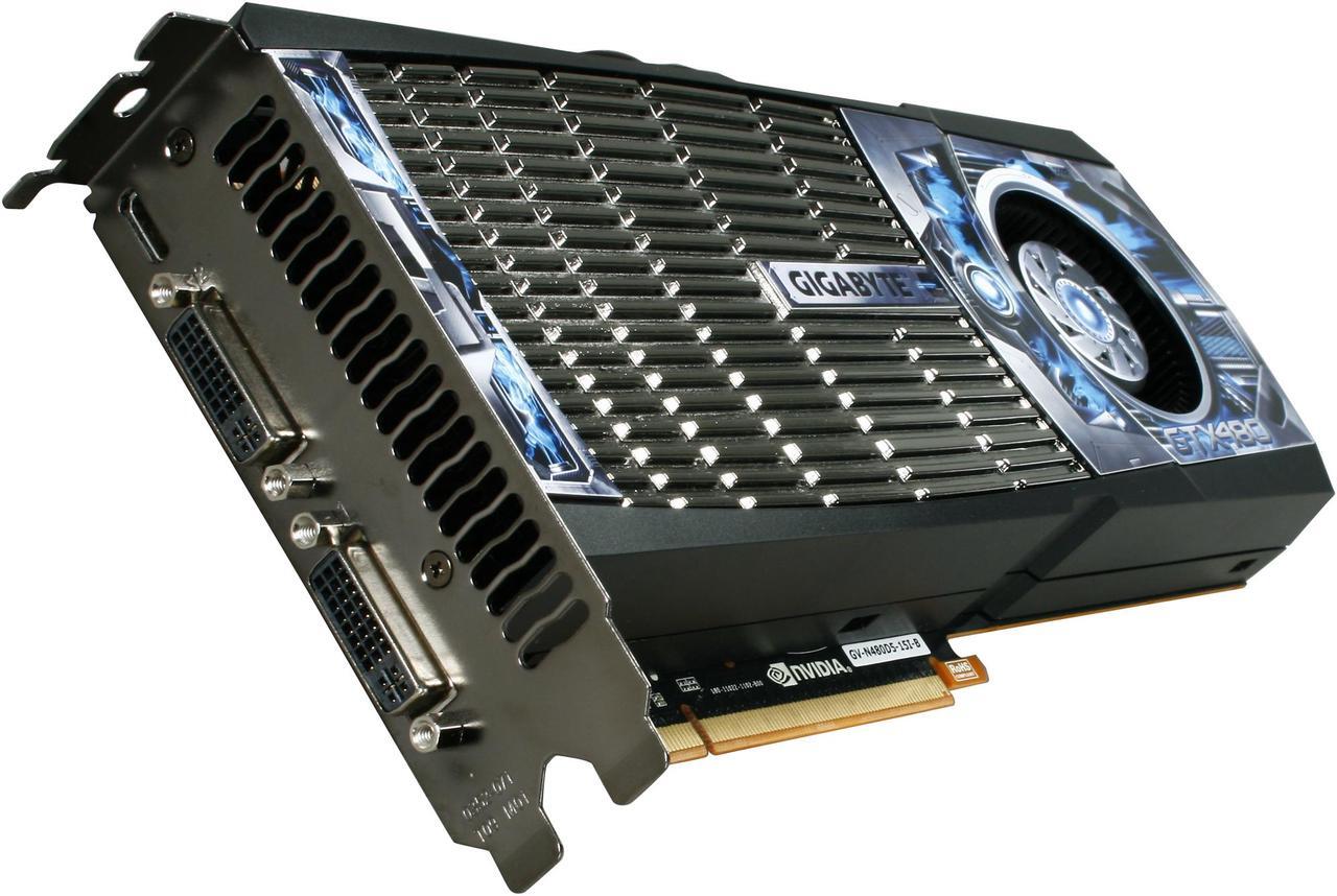 Main image of GIGABYTE GeForce GTX 480 (Fermi) 1536MB GDDR5 PCI Express 2.0 x16 SLI Support Graphics Card GV-N480D5-15I-B